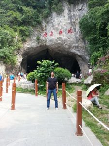 An underground water cave at Benxi China