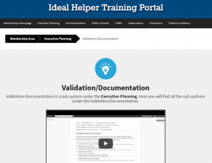 Ideal Helper's internal training - Validation department