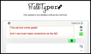 TalkTyper is a free Transcription Website