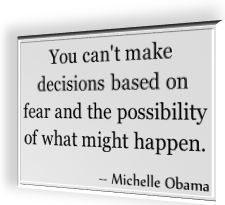 Michelle Obama's famous quotation