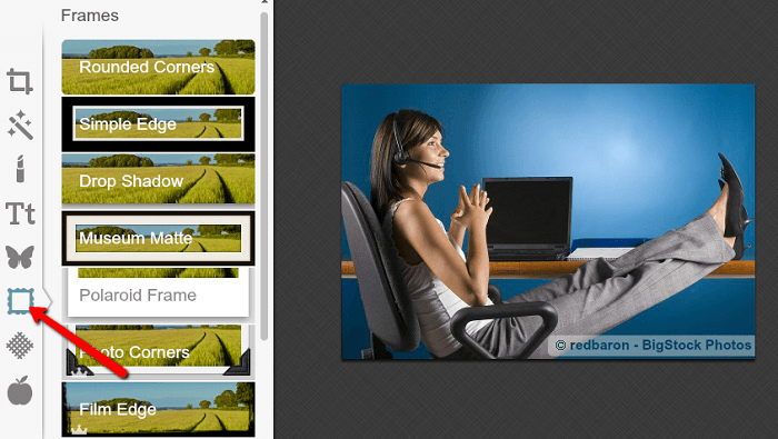 Add beautiful borders and frames with Picmonkey