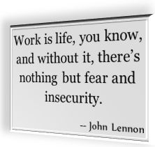 Famous quotation by John Lennon