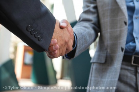 businessmen shaking hands