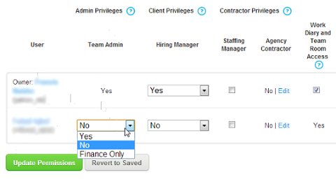 odesk admin privileges interface