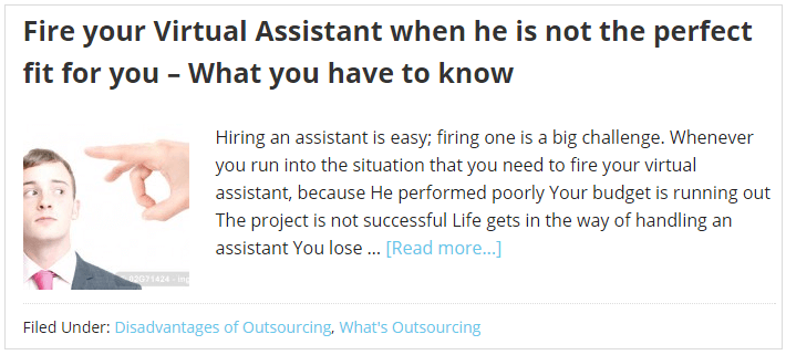 Fire a virtual assistant